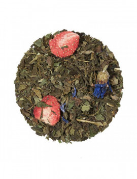 Loose Leaf Sencha Strawberry Mint Organic