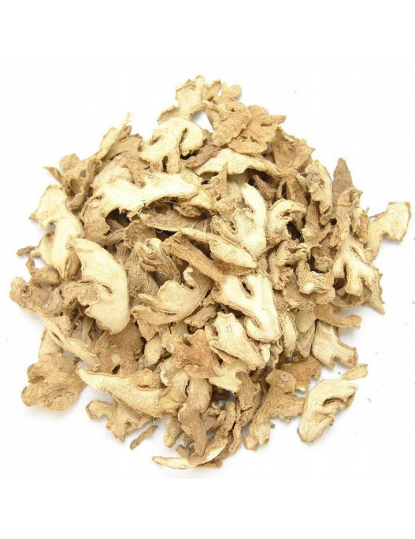 Dried ginger pieces