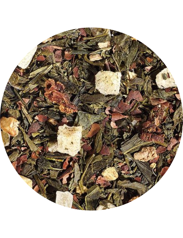 Loose Leaf Tea Sencha Chocolate Cake pear and ginger