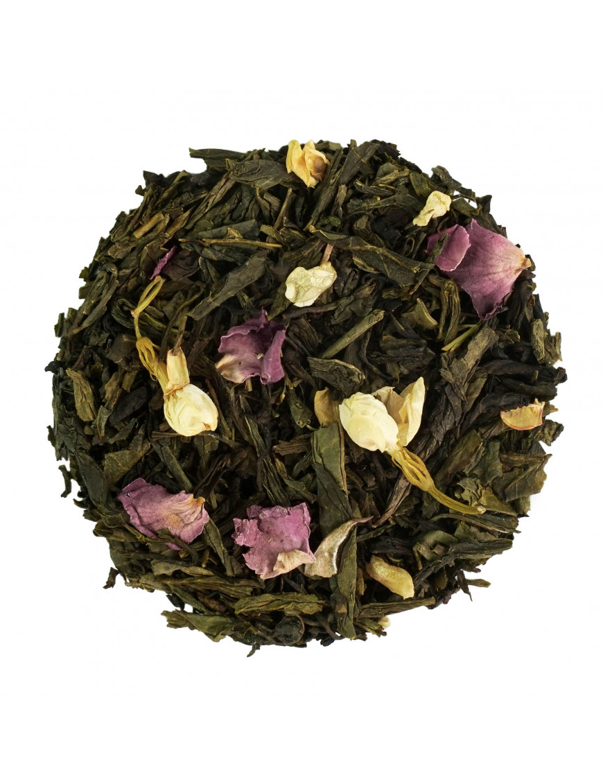 Loose Leaf Tea Sencha jasmine rose