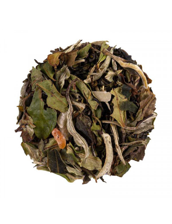 Loose Leaf Tea Blend green and white tea with passionflower, peach pinapple Loose Leaf Tea Blend green and white tea with passionflower, peach pinapple