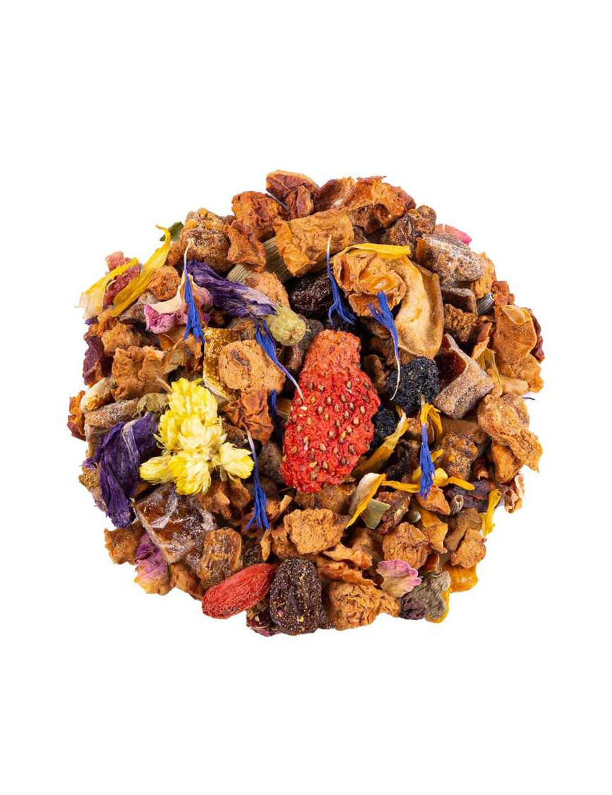 Fruit Loose Leaf Tea Pomegranate Blood Orange taste natural