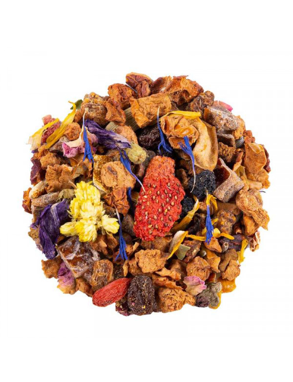 Fruit Loose Leaf Tea Pomegranate Blood Orange taste natural Fruit Loose Leaf Tea Pomegranate Blood Orange taste natural