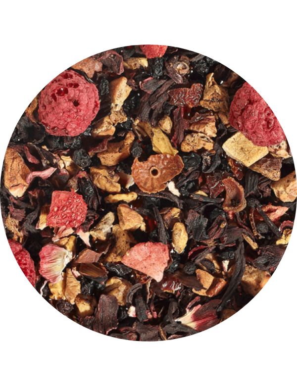 Loose fruit tea strawberry raspberry Loose fruit tea strawberry raspberry