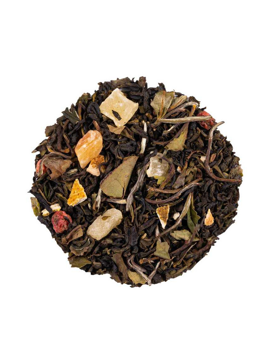 Dragon of wisdom - white tea green tea organic lychee peach taste