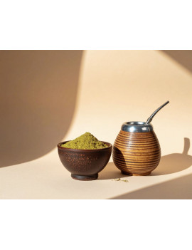 Mate Starter Set Gift Box – Stainless Steel Cup, Bombilla & Brazilian Yerba Mate Tea