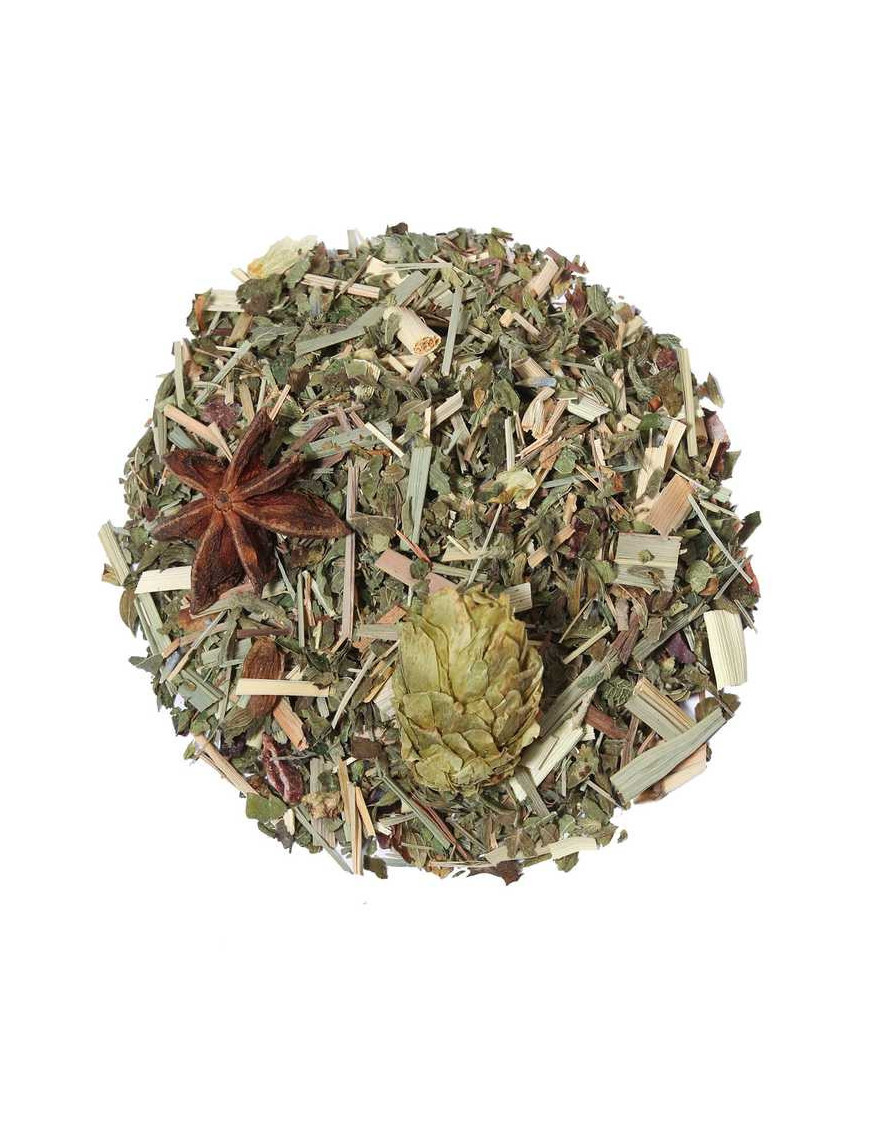 Loose leaf tea perfect combination before sleep, organic
