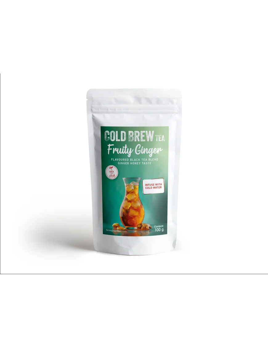Cold Brew Tea Fruity Ginger – 100g loose leaf pouch