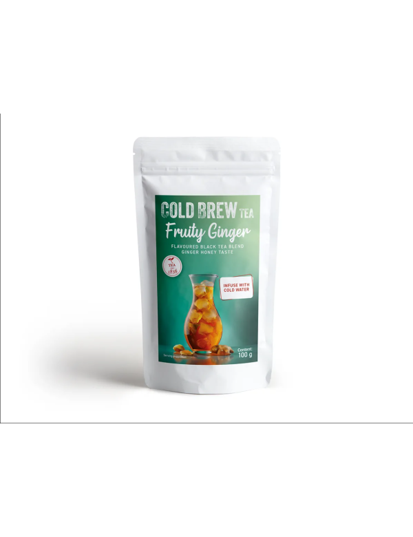 Cold Brew Tea Fruity Ginger – 100g loose leaf pouch