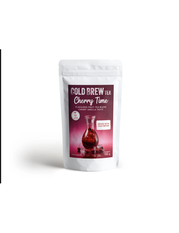 Cold Brew Tea Cherry Time – 100g loose leaf pouch