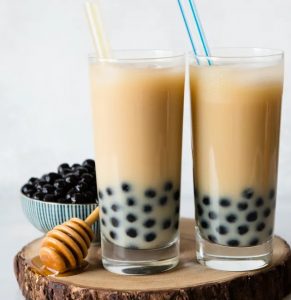 Jasmine green bubble tea